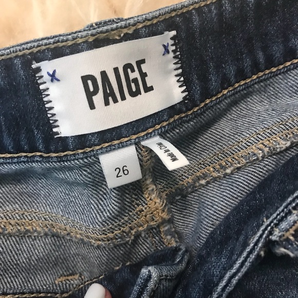 ❤️Paige Roll Up Denim distressed shorts - Picture 2 of 4